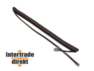 Handset cable for Ericsson Dialog 32xx Ericsson Part No.: TRS 864 14/716 Colour: purple (aubergine)